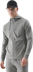 Bluza męska 4F FNK M512 szary melanż 4FWSS25TFSWM512 25M