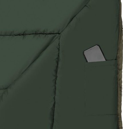 Śpiwór turystyczny ciepły mumia Nils Camp NC2012 zielony 80x190cm
