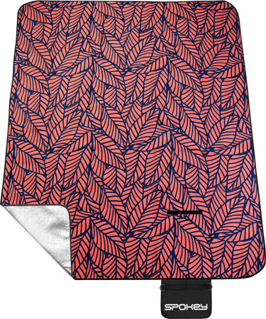 Koc piknikowy plażowa mata Spokey Picnic Leaf 180 x 210 cm 927387