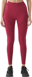 Legginsy damskie 4F FNK F389 burgund 4FRAW24TFTIF389 60S