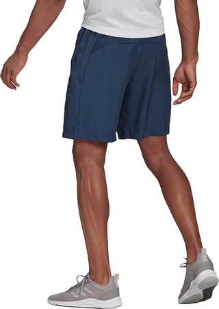 Spodenki treningowe krótkie męskie adidas Aeroready Designed 2 Move Woven Sport Shorts granatowe GT8162