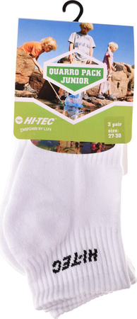 Skarpety za kostkę Hi-tec Quarro Pack biały rozmiar 44-47