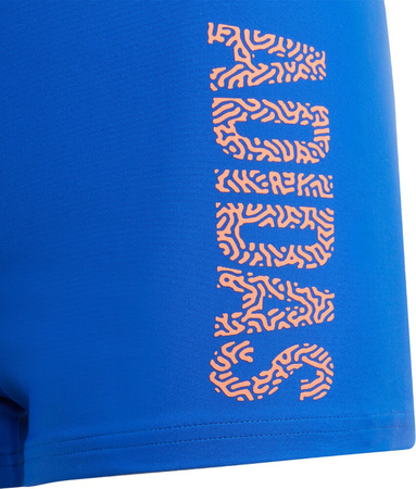 Spodenki kąpielowe dla dzieci adidas Logo Swim BXR niebieskie IP2719