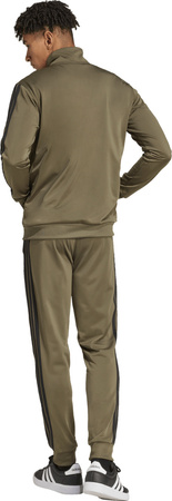 Dres męski adidas Sportswear Basic 3-Stripes Tricot Tracksuit khaki JI8854