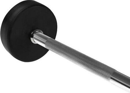 Sztanga/gryf stały gumowany HMS GSG-25 25kg