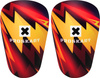 Ochraniacze piłkarskie Proskary Comic Shin Pads czarno-pomarańczowe 12x8 cm