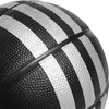 Piłka do koszykówki koszykowa adidas 3-Stripes Rubber Mini czarna HM4972