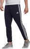 Spodnie męskie adidas Essentials Tapered Elastic Cuff 3 Stripes Pant granatowe GK8830