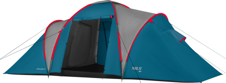 Namiot kempingowy niebieski-jasno szary highland iv Nils camp nc6431