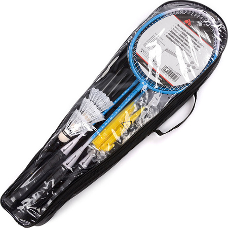 Zestaw do badmintona Meteor Motion 4 niebiesko-biały 20077