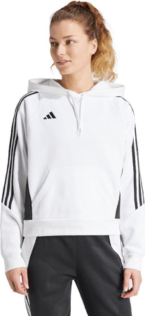 Bluza damska adidas Tiro 24 Hooded biała IR7508