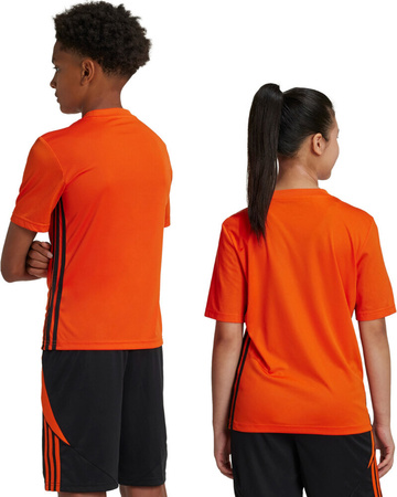 Koszulka dla dzieci adidas Tabela 23 Jersey pomarańczowo-czarna JJ1157