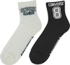 Skarpety Converse 2 pak białe, czarne E1345A