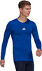 Koszulka męska adidas Compression Long Sleeve Tee niebieska GU7335