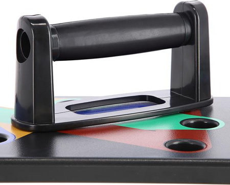 Poręcze podpórki uchwyty deska do pompek czarna HMS pu10 wielofunkcyjna