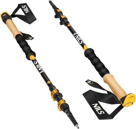 Kijki trekkingowe Nils Aluminiowe TK8605 regulowane 65-135cm