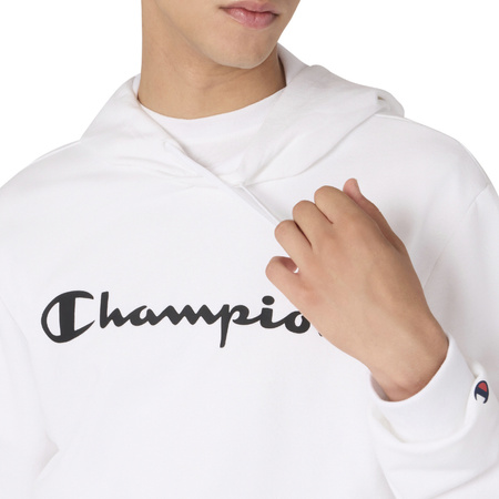 Bluza męska Champion Hooded Sweatshirt biała 221917 WW001