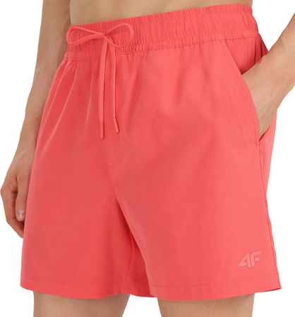 Spodenki kąpielowe męskie 4F M134 koralowe 4FWSS25UBDSM134 63S