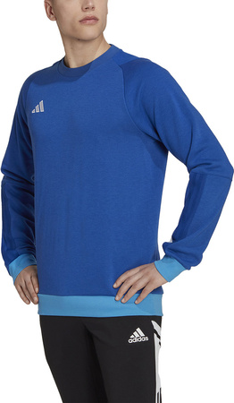 Bluza męska adidas Tiro 23 Competition Crew niebieska HU1325