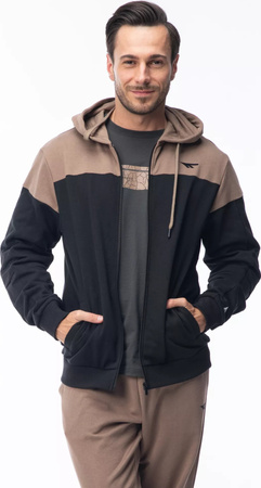 Męska bluza z kapturem bawełniana Hi-tec Hiba rozmiar M