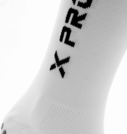 Skarpety treningowe antypoślizgowe Proskary X-Light senior białe
