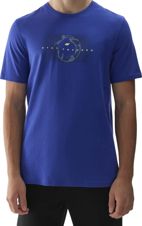 Koszulka męska 4F M2964 niebieska 4FWAW25TTSHM2964 33S