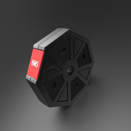 Sztanga gryf z obciążeniem sztangielki / hantle kompozyt HMS SGC20 20 kg