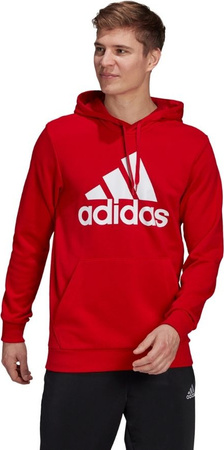 Bluza męska adidas Essentials Big Logo czerwona GV0249