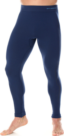 Legginsy termoaktywne męskie Brubeck Thermo granatowe LE11840