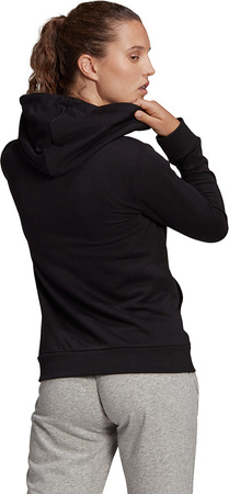 Bluza damska adidas Essentials Linear Ful zipp Hoodie czarna GL0791