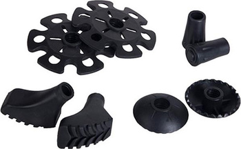 Komplet końcówek do kijków Viking czarny 666-17-4004-09-UNI