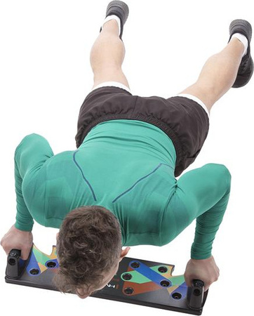 Poręcze podpórki uchwyty deska do pompek czarna HMS pu10 wielofunkcyjna