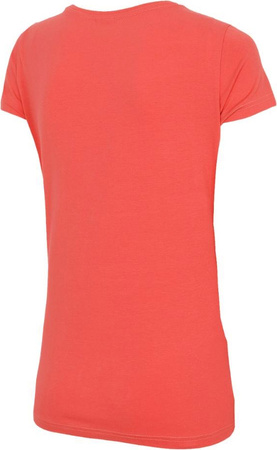 Koszulka damska 4F koralowa H4L22 TSD350 63S