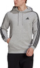 Bluza męska adidas Essentials Fleece 3-Stripes Hoodie szara GK9084