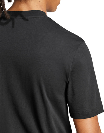 Koszulka męska adidas Essentials Small Logo Single czarna JE9024