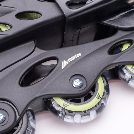 Dziecięce łyżworolki rolki regulowane fitness Martes Dirion JRB kółka 64mm rozmiar 35-38