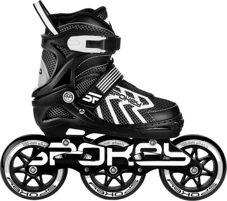 Łyżworolki Spokey Khan czarno-szaro-białe 927032-927033-927034