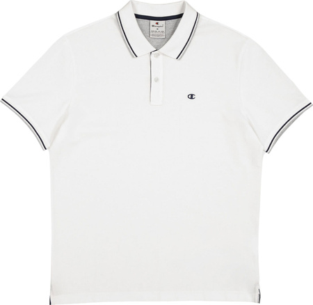 Koszulka męska Champion polo biała 220897 WW001