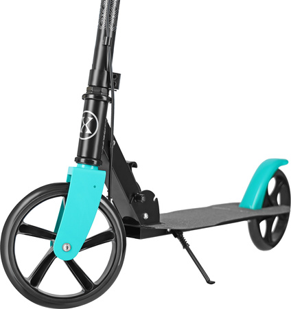 Hulajnoga miejska z hamulcem składana Nils Extreme HM183 turkusowa