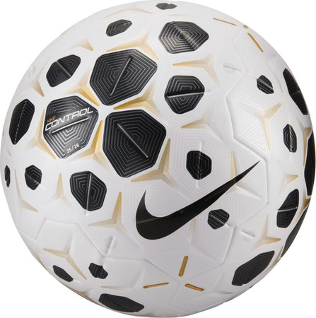 Piłka nożna Nike Control 25 biało-czarna HV4395 100