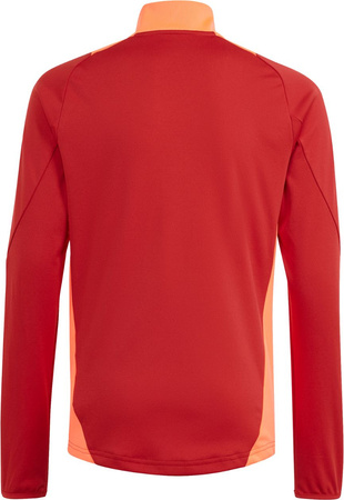Bluza dla dzieci adidas Tiro 24 Competition Training Top czerwono-pomarańczowa IS1652