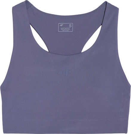 Stanik sportowy 4F F225 fioletowy 4FWAW25USBAF225 30S