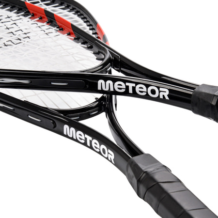 Zestaw do speed badmintona Meteor 2 rakietki aluminiowe, 3 lotki 16839