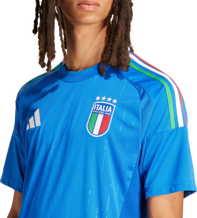 Koszulka męska adidas Italy 24 Home niebieska IN0657