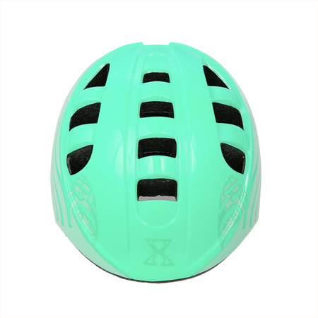 Kask dziecięcy rowerowy na rolki deskorolkę Nils Extreme MTW08 zielony rozmiar S 51-57cm