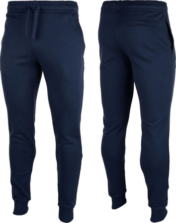 Spodnie męskie Under Armour Rival Fleece Jogger granatowe 1357128 408