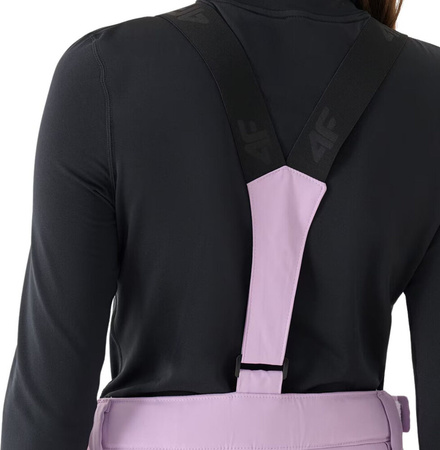 Spodnie narciarskie damskie 4F F0754 jasny fiolet 4FWAW24TFTRF0754 52S