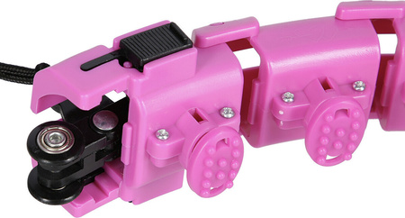 Hula hop z wypustkami i obciążnikiem One Fitness oha01 fioletowe