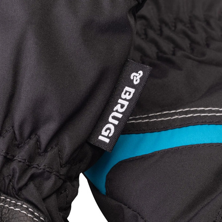 Dziecięce rękawice narciarskie zimowe wodoodporne Brugi 1AK1 wiek 14-15 lat