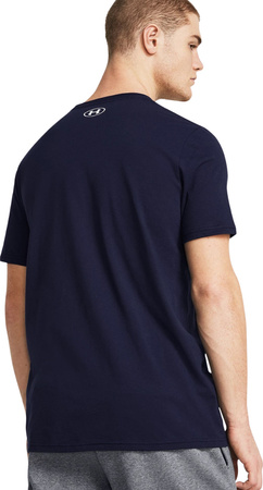 Koszulka męska Under Armour Camo Chest Stripe granatowa 1376830 410